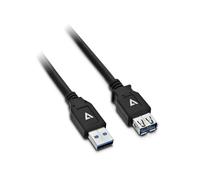 V7 - CABLES USB3.0A TO A EXT CABLE 2M BLACK