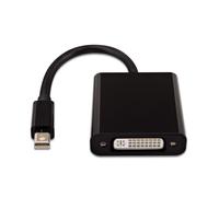 V7 Black Video Adapter Mini DisplayPort Male to DVI-D Male