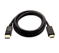 V7 Black Video Cable DisplayPort Male to HDMI Male 3m 10ft