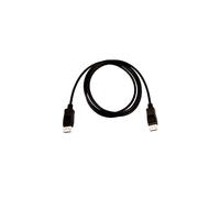 V7 Black Video Cable Pro DisplayPort Male to DisplayPort Male 2m 6.6ft