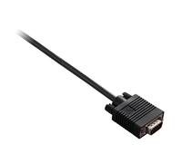 V7 Black Video Cable VGA Male to VGA Male 2m 6.6ft