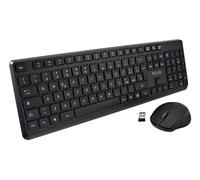 V7 CKW350IT keyboard Mouse included Universal USB QWERTY UK English Black