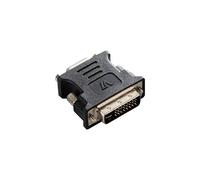 V7 DVI-I Dual Link to VGA Male to Female Adapter - Black