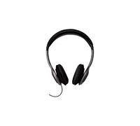 V7 HA520 Deluxe Stereo Headphones with Volume Control - Black & Grey