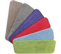 V7® Microfibre Mop Refill Replacement Heads Dust Spray Mop Floor Cloth Cleaning Cleaner Sweeper Wooden Laminate Tile Washable Pads Wet/Dry (Blue)