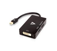 V7 Mini DisplayPort Adapter (m) to DisplayPort, HDMI or DVI (f)