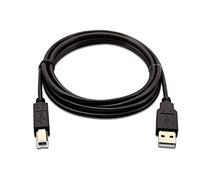V7 USB A (male) to USB B (male), 2 meters (6.6 feet) - Black - USB cables (2 meters (6.6 feet) - Black, 2 m, USB A, USB B, 1.0, 480 Mbps, Black)