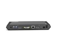 V7 USB C Docking Station, Triple DisplayLink, 65W, HDMI, DVI, USB 3.0 | Triple display USB C dock with DisplayLink, 65W Power Delivery, HDMI, DVI, 6 USB ports, Gigabit Ethernet and audio