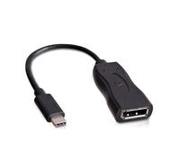 V7 USB-C male to Displayport female Adapter Black