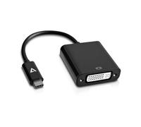 V7 USB-C male to DVI-D female Adapter Black