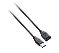 V7 V7E2USB3EXT-1.8M V7 USB 3.0 Extension Cable USB A to A (m/f) black 1,8m