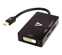 V7 Mini DisplayPort Adapter (m) to DisplayPort, HDMI or DVI (f)