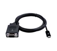V7 V7UCVGA-2M video cable adapter VGA (D-Sub) USB Type-C Black