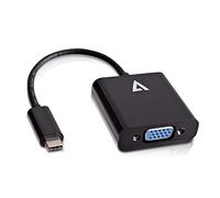 V7 V7UCVGA-BLK-1E USB-C male to VGA female Adapter Black