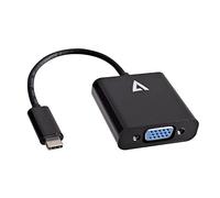 V7 V7UCVGA-BLK-1E USB-C male to VGA female Adapter Black