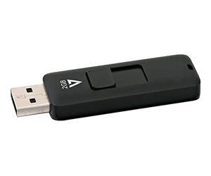 V7 VF22GAR-3E Slider USB 2.0 Flash Drive 2 GB black