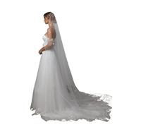 V71 Glittering Wedding Veil Luxury Diamond Sparkly Veil 3m Bridal Veil With Sequins Bride Bohemian Wedding Wedding (Color : Ivory, Item Length : 200cm)