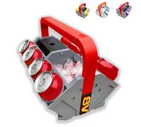 V8 can Shaped Like Pistons, Small Portable Beverage Cooler, Beverage Carrier, Inspired By Car Engines, Suitable for Camping, Barbecue, Family Gatherings