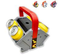 V8 can Shaped Like Pistons, Small Portable Beverage Cooler, Beverage Carrier, Inspired By Car Engines, Suitable for Camping, Barbecue, Family Gatherings