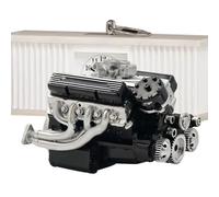 V8 Engine Display - Miniature Engine Model, Mechanical Engineering Toy, Novelty Collectible | STEM Education, Boys, Teens, Girls, Men, Sons, Daughters, Family, Friends, Classroom, Hobby Gift