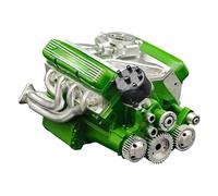 V8 Engine Model, Metal Resin US Style Display Piece Novelty Educational Craft Learning Tool for Desk, Office, Workshop, Home, Decoration, Collectible