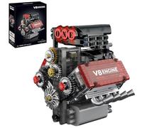 V8 Engine Model Sets, 478+ PCS DIY Model Building kit, STEM Mechanic Engineering Construction Experiment Set, Kids & Adults Gift
