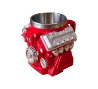 V8 Engine Mug - Retro Drink Container - Double Wall Milk Cup,for Car Enthusiasts Fathers Men Boyfriends Birthday Holiday Christmas Garage Office Workshop Juice Drinks Milk Study