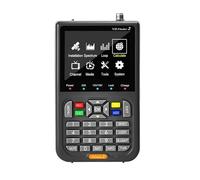 V8 Finder2 Satellite Finder Digital Signal Detector Receiver LCD Screen For Adjusting Sat TV Dish High Sensitivity(Black)