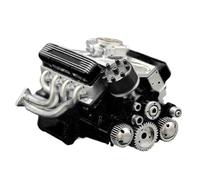 V8 Model Engine - Resin 15cm Collectible Display, Realistic Engine Demonstration Model, STEM Educational Toy With Intricate Detailing And Construction | Desk Decoration For Office Home Work
