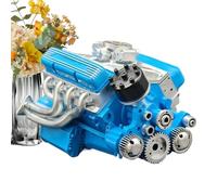 V8 Model Motor for Adults - Physics Science Experiment Models - Realistic Scientific Educational Games, Desk Decoration for Children's Room, Living Room, Bookshelf Decoration