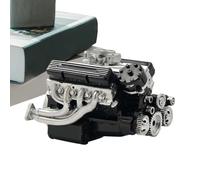 V8 Motor Model Kit for Adults, Resin Mechanical Motor Kit - Decorative STEM Desk Toys for Adults and Children Playroom Living Room