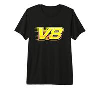 V8 Power V Engine Muscle Car Pickup Truck Fan Premium T-Shirt