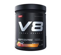 V8 Total Energy - Pre Workout Booster - Training Booster - CarnoSyn® BetaPower® Natural Caffeine - Vegan - Sugar Free - 20 Servings - Made in Germany - Peach Mango