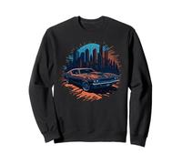 V8 Vintage American Muscle Car Engine displacement V8 Sweatshirt