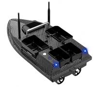V803 PRO GPS RC Bait Boat with Sonar Fish Finder, 500M Range, Auto Return, 4 Hoppers and Waypoints for Carp Fishing