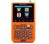 V9 Digital Satellite Signal Finder Meter Built in Li-ion Battery, 3.5 Inch LCD Display Full HD 16-bit OSD 64Mb 1Gb DDR3 Satellite Television (Orange)