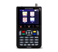 V9 Digital Satellite Signal Finder Meter Built in Li-ion Battery, 3.5 Inch LCD Display Full HD 16-bit OSD 64Mb 1Gb DDR3 Satellite Television (Black)
