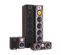 V9B Surround-sound Speaker Set 5 Speakers 440W RMS mahogany