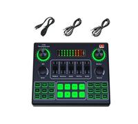 V9SJ Live Sound Card Voice Changer And Tuning 12 Scene And Electronic Effects Multiple Purpose For Voice Broadcasting Sound Card