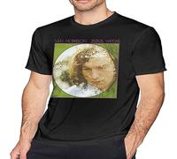 Va-N Mo-Rrison Astral Weeks Mens Classic Breathable T Shirt Casual Round Neck Easy Tee Black L