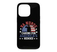 VA Nurse Caring For America's Heroes Funny Veterans Day US Case for iPhone 13 Pro