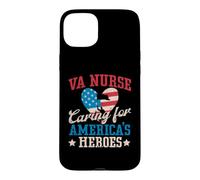 VA Nurse Caring For America's Heroes Funny Veterans Day US Case for iPhone 15 Plus