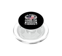 VA Nurse Caring For America's Heroes PopSockets PopGrip for MagSafe