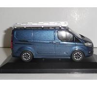 Corgi Diecast Model Vehicles - VA15104 Ford Transit Custom Sport, Chrome Blue, Men & Women Souvenir Gifts from UK - Small Die Cast Toy Car Models for Boys, Gift for Motor Enthusiasts