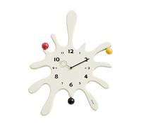 vA5cM7rK hanging clocks 37.5 * 48cm Silent Cream Kitchen Wall Clock Numerals, Quartz Decorative Retro Clocks for Living Room Modern Bedroom