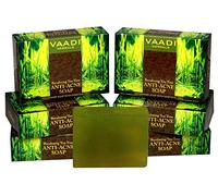 Vaadi Herbals Becalming Tea Tree Soap Anti Acne Therapy, 75gms x 6