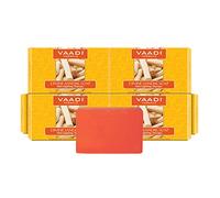 Vaadi Herbals Divine Sandal Soap with Saffron and Turmeric, 75gms x 6