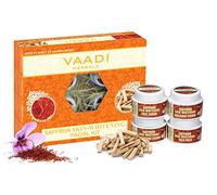 Vaadi Herbals Facial Kit - Saffron-sandal Facial Kit with Sandalwood Oil, Lemongrass, Orange Peel & Shea Butter ★ ALL Natural ★ Suitable for All Skin Types Unisex - ★ 70 Grams