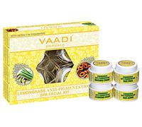 Vaadi Herbals Organic Facial Kit - Lemongrass Anti Pigmentation Spa Facial Kit with Cedarwood Extract 70g