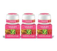 Vaadi Herbals Organic Fairness Face Cream - Saffron Aloe Vera & Turmeric Extracts Anti Wrinkle Cream Women Men 30 Gms X 3